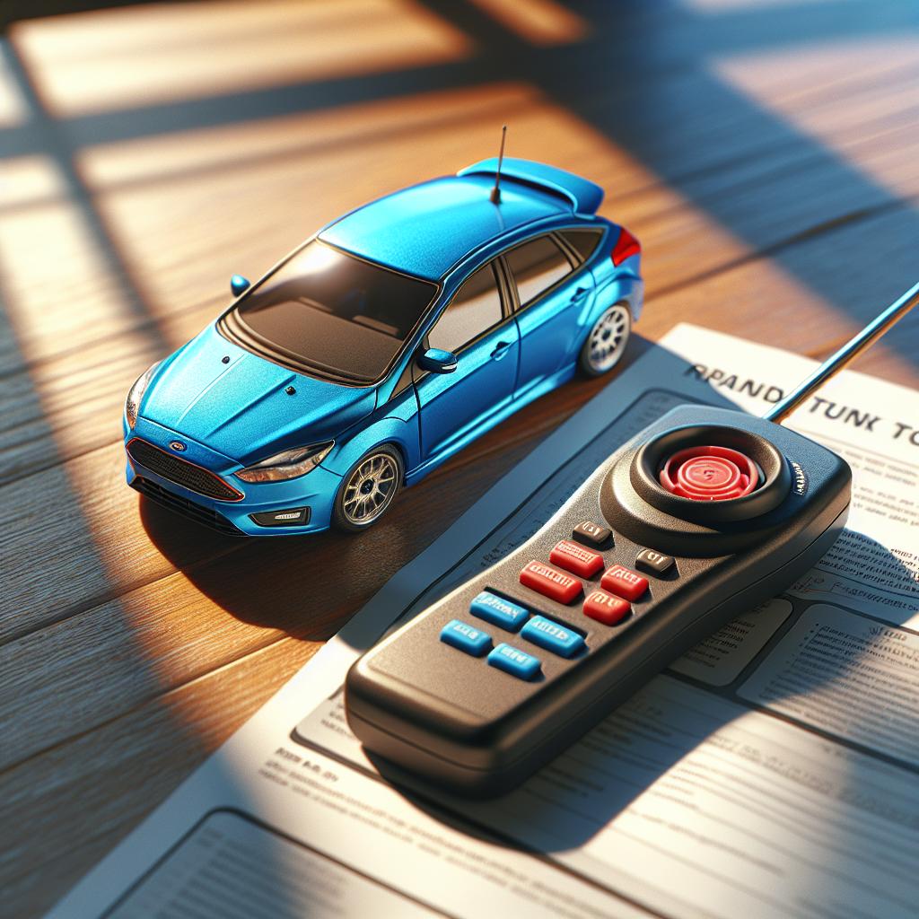 Jak snadno otevřít kufr Ford Focus