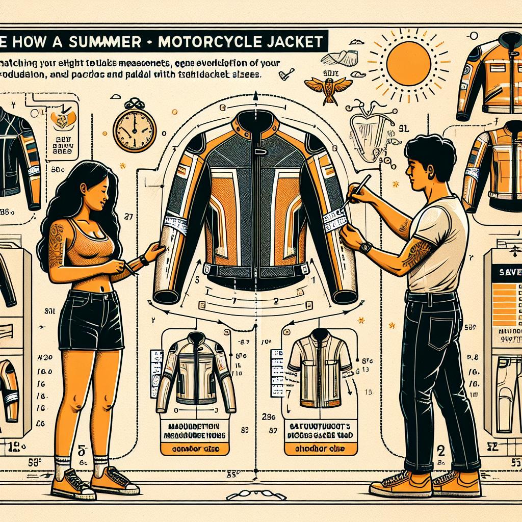 Jak dobře vybrat velikost letní motocyklové bundy