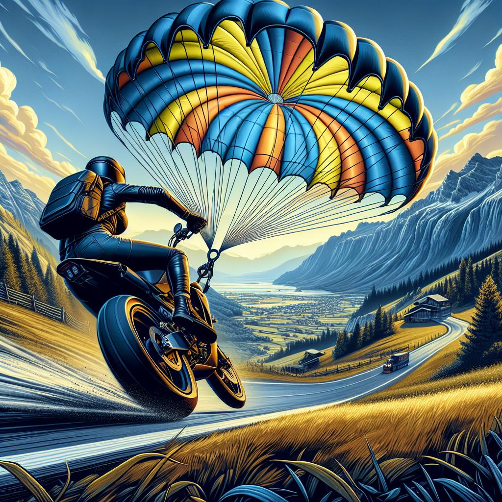 Jak padáky na motorku zvyšují bezpečnost jízdy