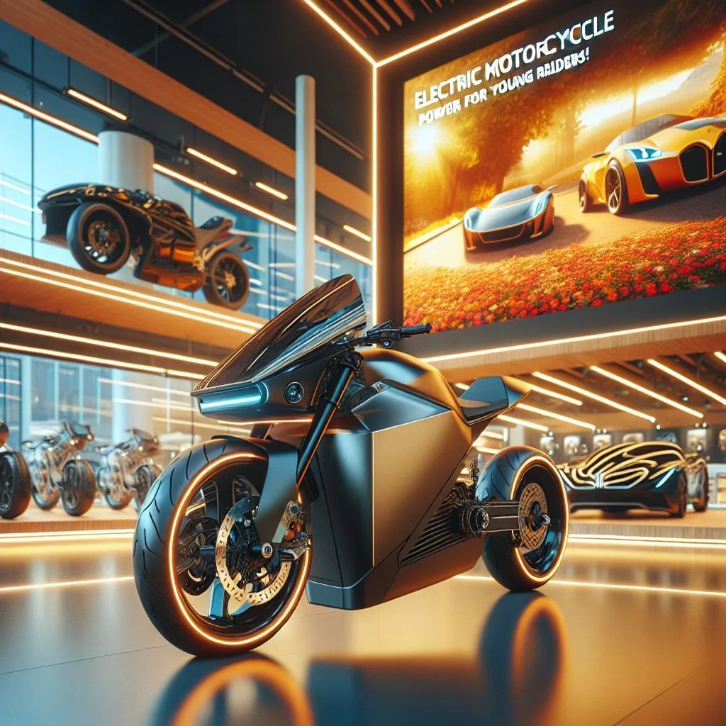 Elektrická motorka pro děti od 10 let: Výkon pro mladé jezdce!