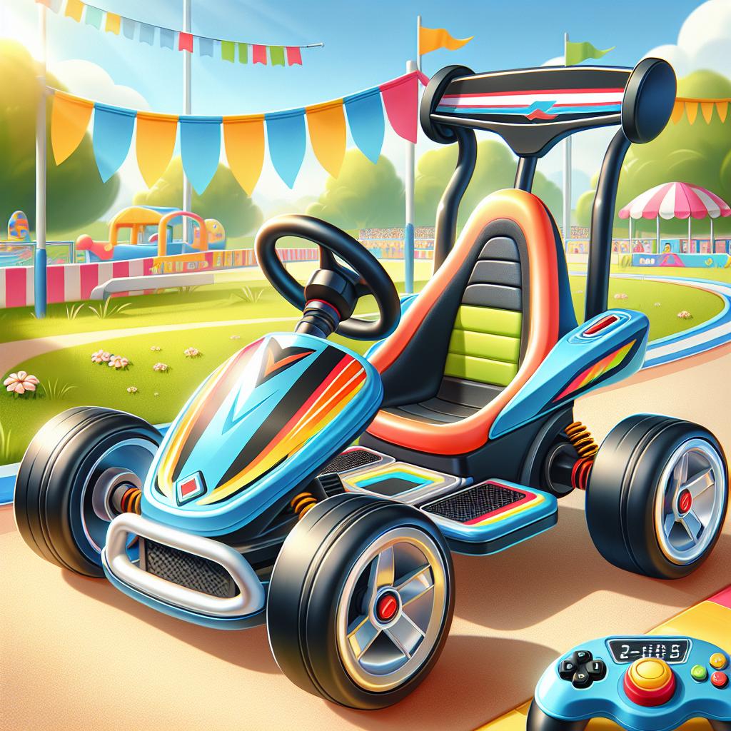 Dětská elektrická bugina pro malé závodníky