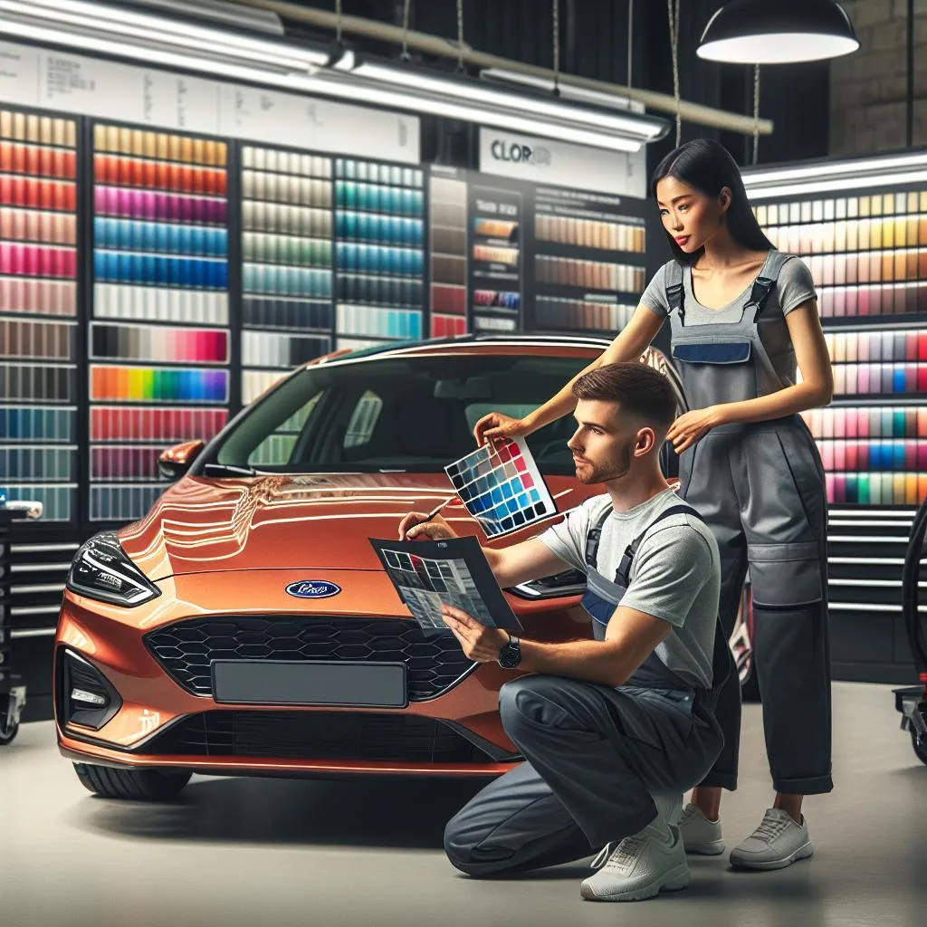 Odstín barvy Ford Focus: Najděte perfektní shodu pro váš vůz