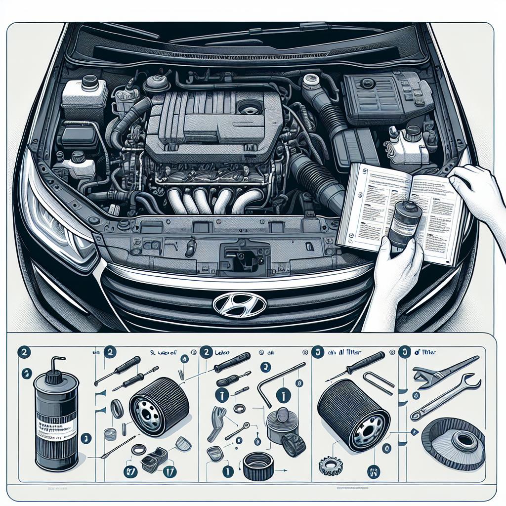 Kde se nachází olejový filtr Hyundai i30