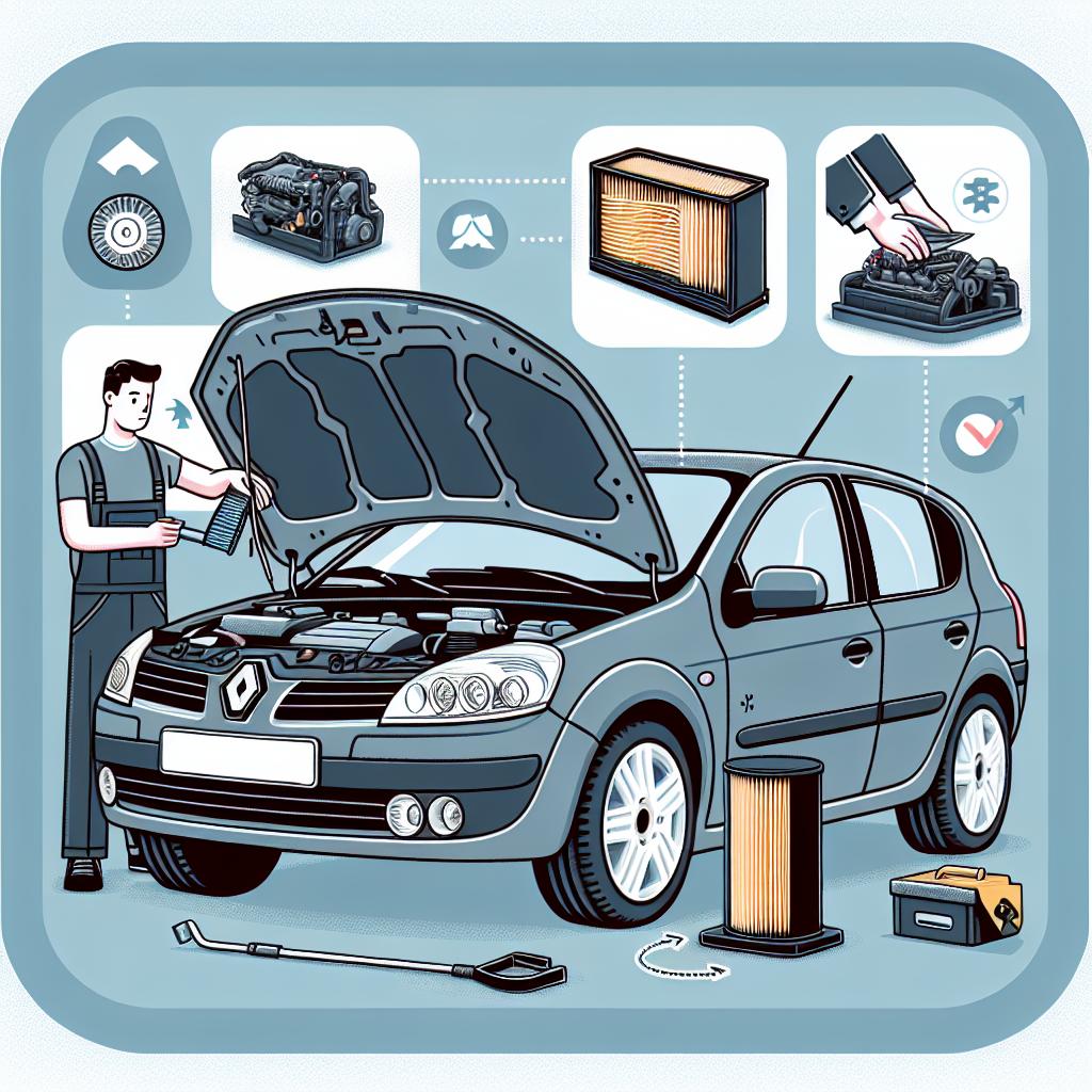 Vzduchový‌ filtr Renault Megane 2: Co vědět