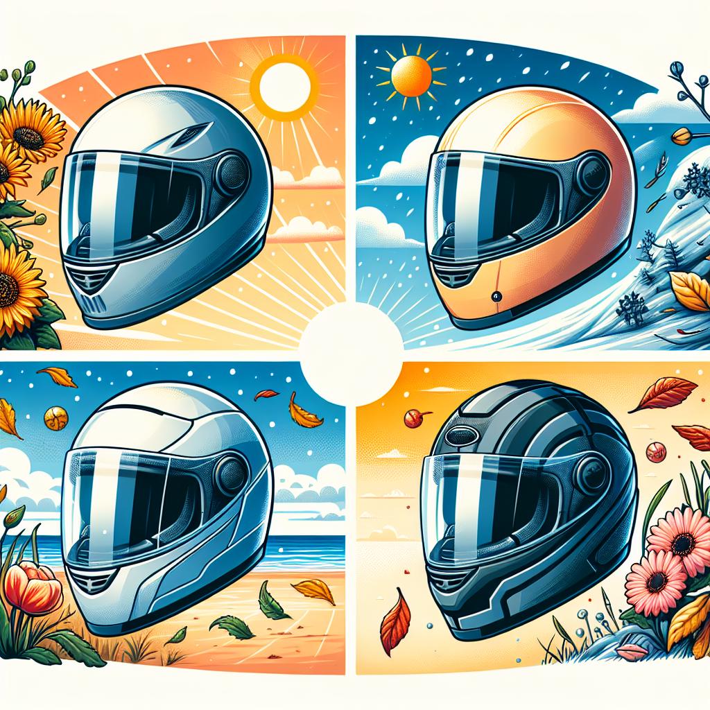 Jak vybrat ideální kuklu na motorku pro každé roční období