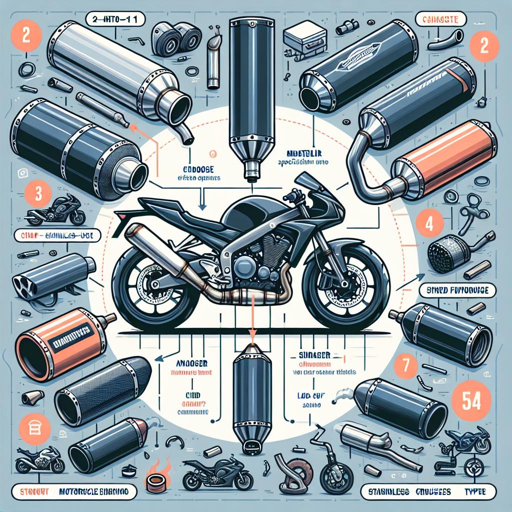 Jak vybrat správný ⁢výfuk pro vaši motorku