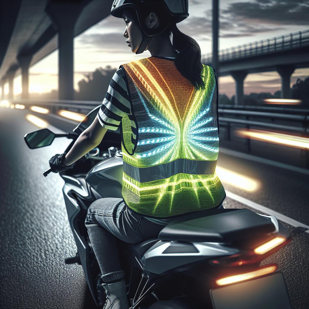 Reflexní vesta: Buďte vidět! 10 nejlepších pro motorkáře 2 Reflexní vesta: Klíč k maximální bezpečnosti na motorce