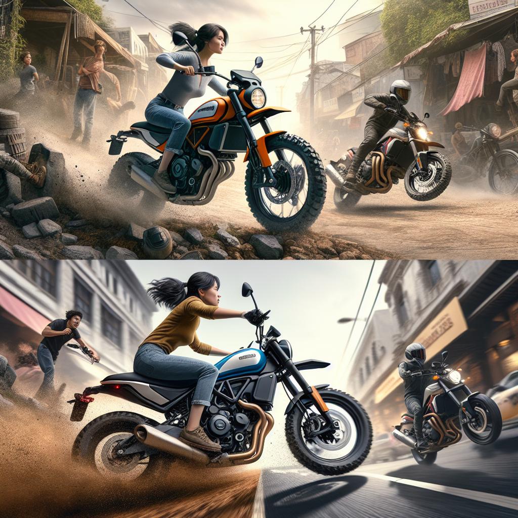 Všestrannost Scrambler: Výkon na silnici i v terénu