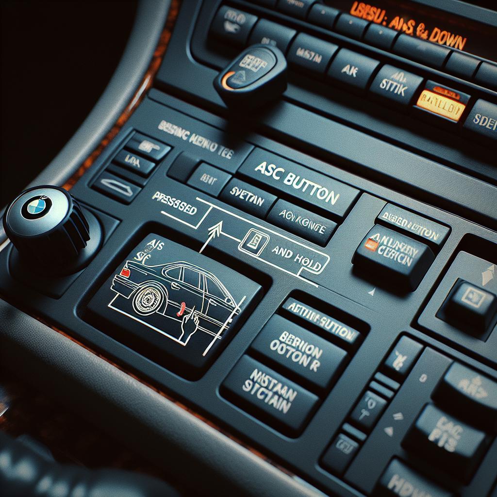 Co je tlačítko ASC v BMW E39