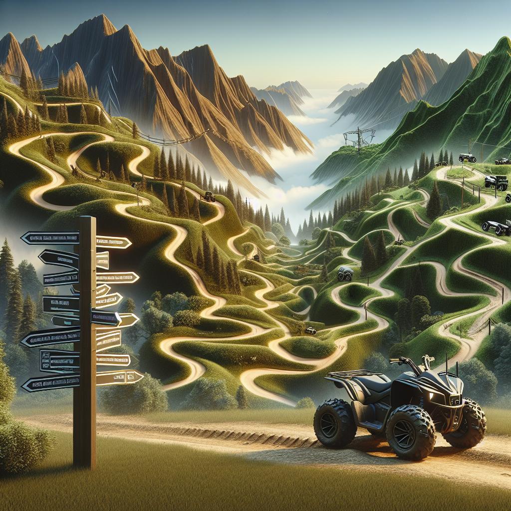 Kam mohu vyrazit s⁢ čtyřkolkou