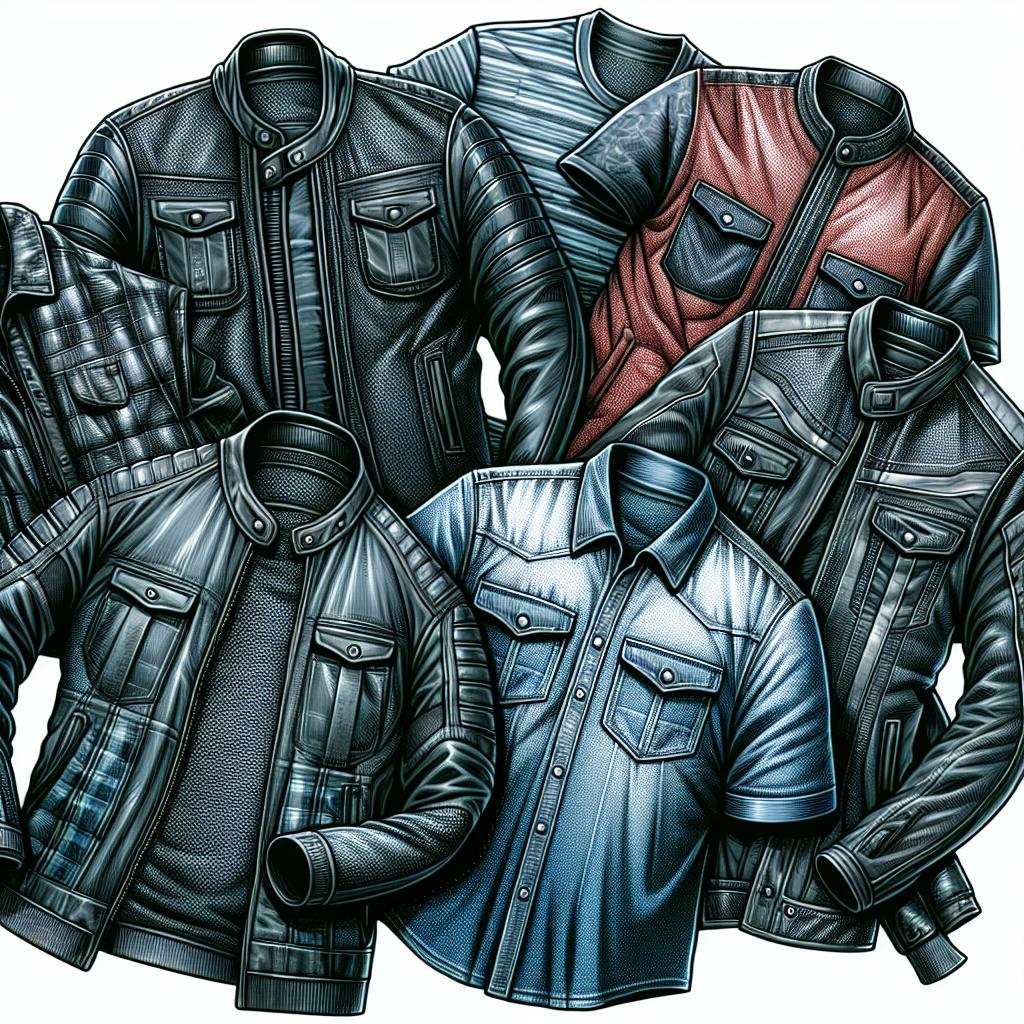 Nejlepší materiály pro košile na motorku v městské módě