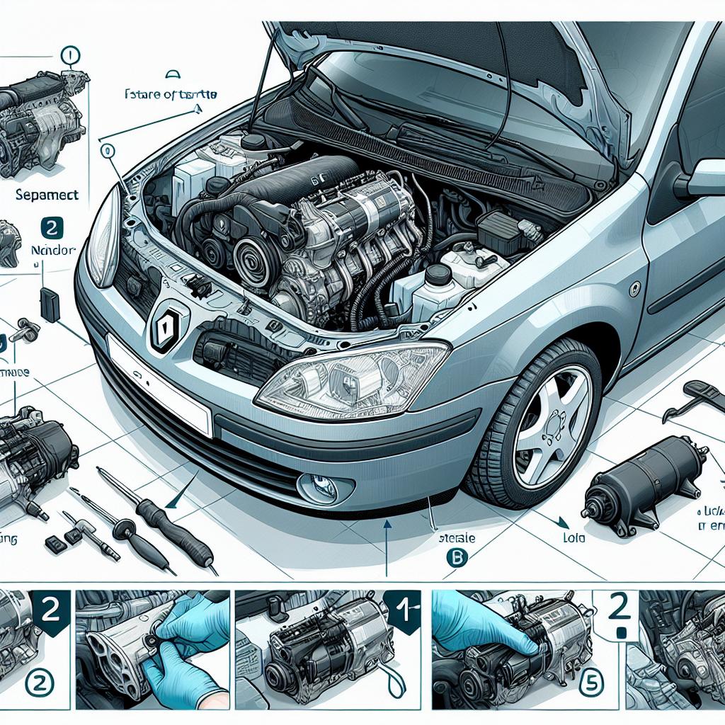 Úvod do ⁤výměny startéru Megane 1.6