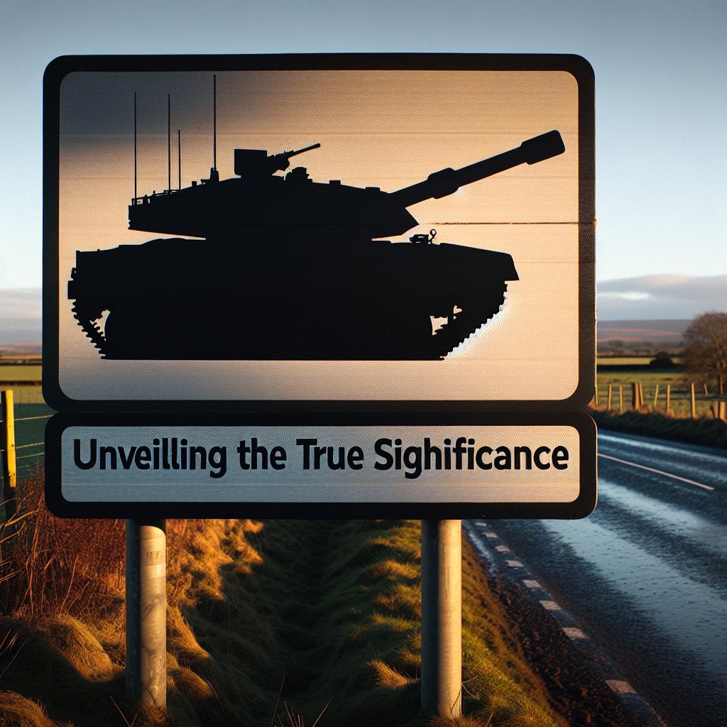 Dopravní značka s tankem: Zjistili jsme její skutečný význam! 2 Jak interpretovat značku s tankem