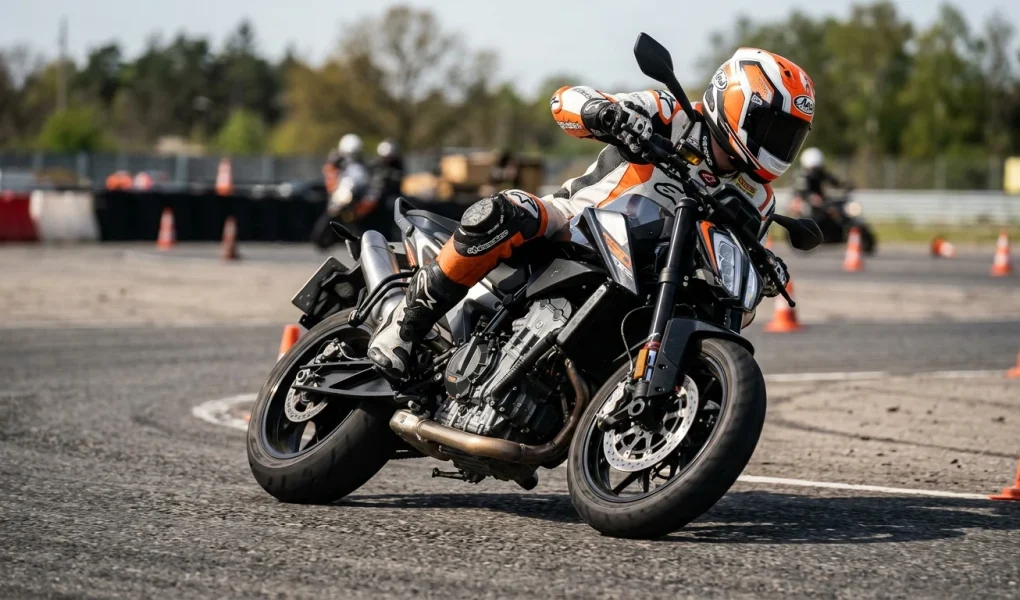 Technika rizeni motorky do trojuhelnika