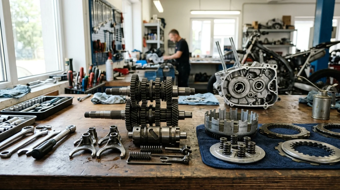 Převodovka motocyklu 125 ccm: Manuál, automat vs poloautomat – jak funguje řazení a řešení závad 3 Prevodovka motocyklu 125 ccm manual a automat